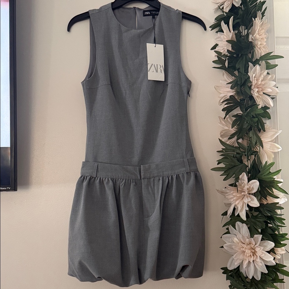 Zara Classic Gray Dress - Picture 7 of 7
